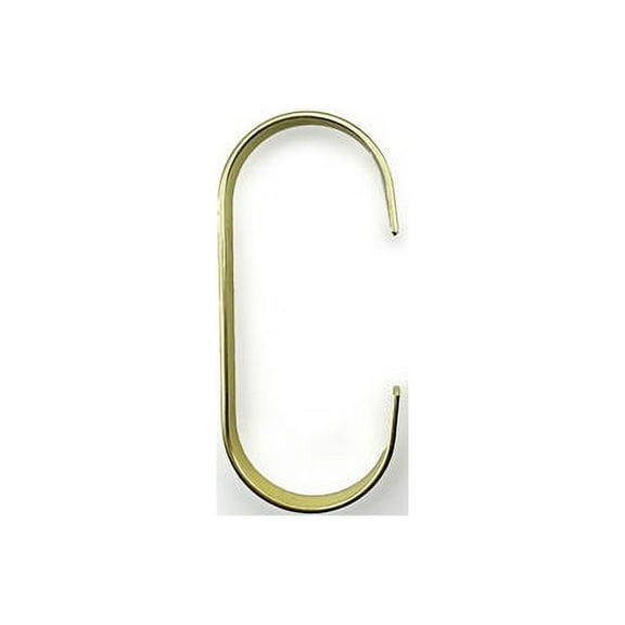 NAHANCO C Shaped Accessory Hook Hanger, Gold – 10 Count
