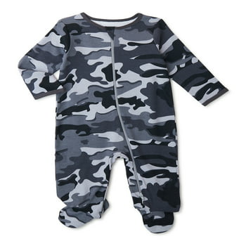 Wonder Nation Baby Boys Camo  N Play, Sizes 0 Months - 9 Months