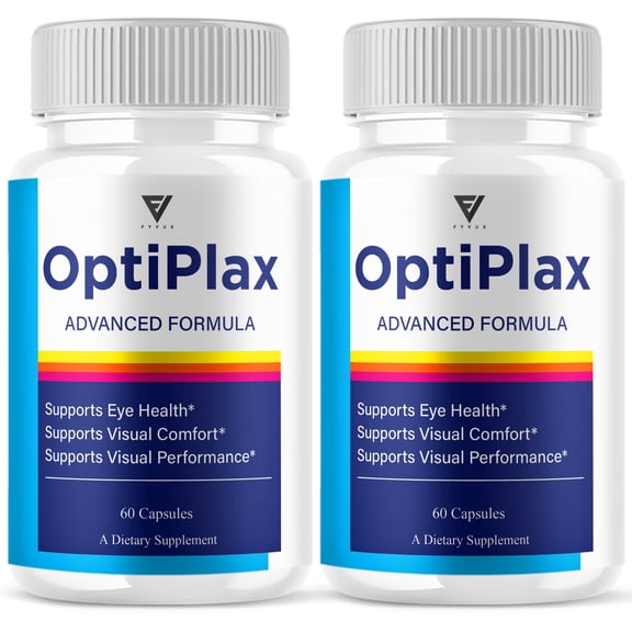 (2 Pack) Optiplax Vision Health Support, Opti Plax Supplement (120 Capsules)