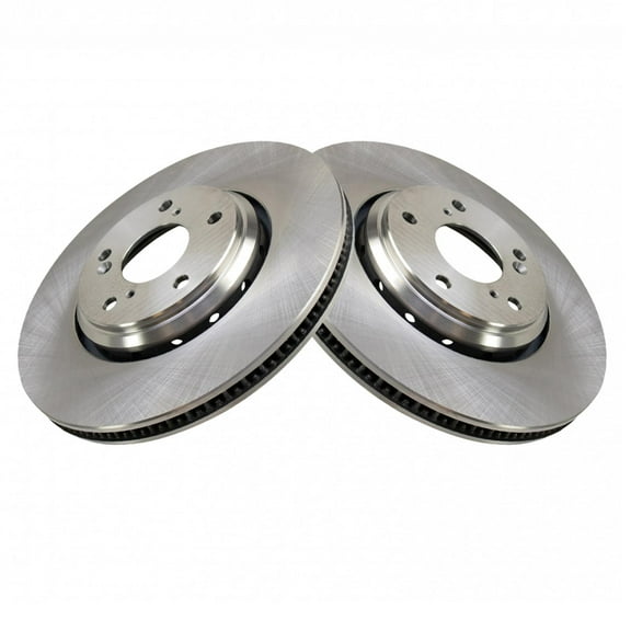 TRQ Front Brake Rotor Set Fits 2017-2019 Acura ILX 2016-2017 Honda Accord Civic BRA72664