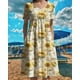 thumbnail image 5 of Vestido Medlor para mujer con estampado floral bohemio de verano y bolsillos, 5 of 6