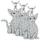thumbnail image 1 of Cadenas Hermosas de Gatos CatNeck02 3Pzas Oriental Shorthair Plata Metal Cadena y Dije., 1 of 1