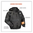 thumbnail image 5 of GloWear 8377EV Non-Certified Hi-Vis Quilted Bomber Jacket, Black, 4X-Large, Ships in 1-3 Business Days | Bundle of 2 Each, 5 of 6