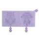 thumbnail image 5 of Molde de silicona para hacer paletas congeladas, molde para hornear con palito de paleta (dos monos), 5 of 8