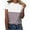 z241-Wine, variant on Ichuanyi T Shirts for Women Striped Crewneck Casual Basic Summer Tops Short Sleeve Color Block Loose Tee Shirts