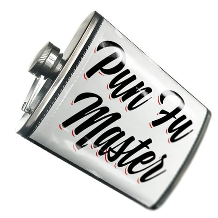 

NEONBLOND Flask Vintage Lettering Pun Fu Master