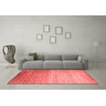 thumbnail image 3 of Ahgly Company Indoor Rectangle Abstract Red Contemporary Area Rugs, 2' x 5', 3 of 4