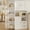 60.4"White, variant on Aiho 60.4" Farmhouse Kitchen Pantry Storage Cabinet, Tall Kitchen Pantry, Freestanding Hutch with Doors & Shelves, Buffet Sideboard, Microwave Stand, Coffee Bar with Drawers, Cupboard - Gray