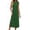 *Army Green, variant on VBVC Women's Slim Sleeveless Tank Midi Dress , Casual Summer Side Slit Dress For Women , Ladies' Lightweight Crewneck Tunic Dress with Pockets,Army Green,S-2XL