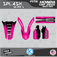 thumbnail image 3 of Kalair GFX Graphics Kit for Honda CRF250X ENDURO (2004-2007) Splash Series, 3 of 5