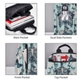 thumbnail image 5 of Balery Butterflies Skull Bows Lightweight Backpack for Men and Women - Durable and Water-Resistant, Ideal for School, Work, Travel, and Everyday Use, 5 of 9
