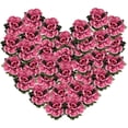 thumbnail image 4 of ReedCA 4PCS(28.8 FT) Artificial Rose Vines Fake Silk Flowers Rose Garlands Hanging Rose Ivy Plants for Wedding Home Office Arch Arrangement Decoration (red), 4 of 6
