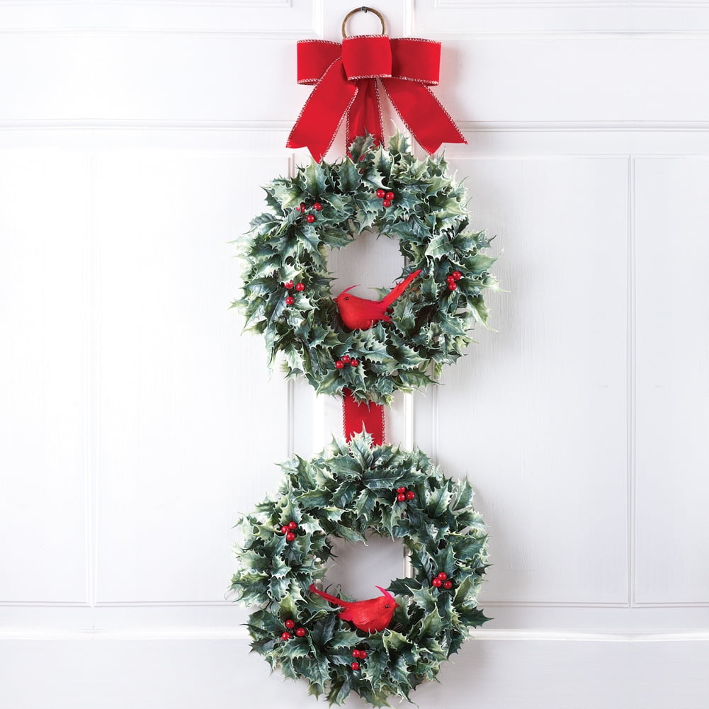 Double Door Christmas Wreath 