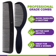 thumbnail image 3 of Peine para peinar el cabello Pamolo Grado premium para hombres y mujeres, 3 of 6