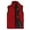 Red, variant on Fgnfyis Work Jackets for Men Winter Outdoor Sleeveless Vest with Zippered Pockets Warm Lined Sport Winter Coats for Men Red L