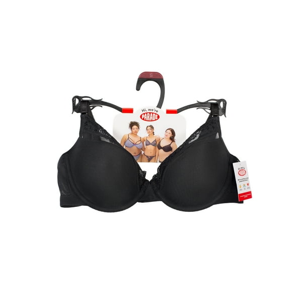 Parade Mesh Lace Underwire Demi Bra, Sizes XS to 3XL Parade Mesh Lace Underwire Demi Bra, Sizes XS to 3XL