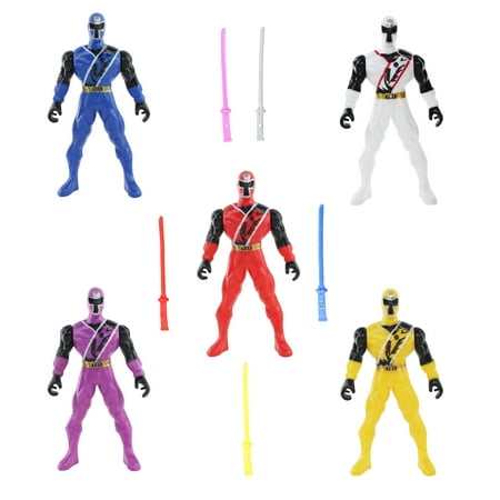 - Ninja Warrior League Squad Playset, Fun Set Of Action Figure Heroes for Kids, Children