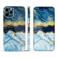 thumbnail image 3 of DesignSkinz Foiled Marble Agate Full-Body Skin Decal Wrap Cover for iPhone 13, 3 of 9