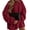Burgundy, variant on Oversized Sweaters for Women Fall Clothes Crewneck Winter Outfits Drop Shoulder Tunics, Long Sleeve Pullover Tops, Loose Fit Tunic Tops, Casual Cozy Fashion Clothing, Going Out Outfits