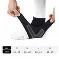 thumbnail image 4 of 1 Paire de Cheville Soutien de la Cheville pour les Femmes Hommes Cheville Envelopper pour Entorse de la Cheville Fasciite Plantaire Achille Tendinite Cheville Blessure Récupération de Sport Sangle Réglable pour les Chevilles, 4 of 6