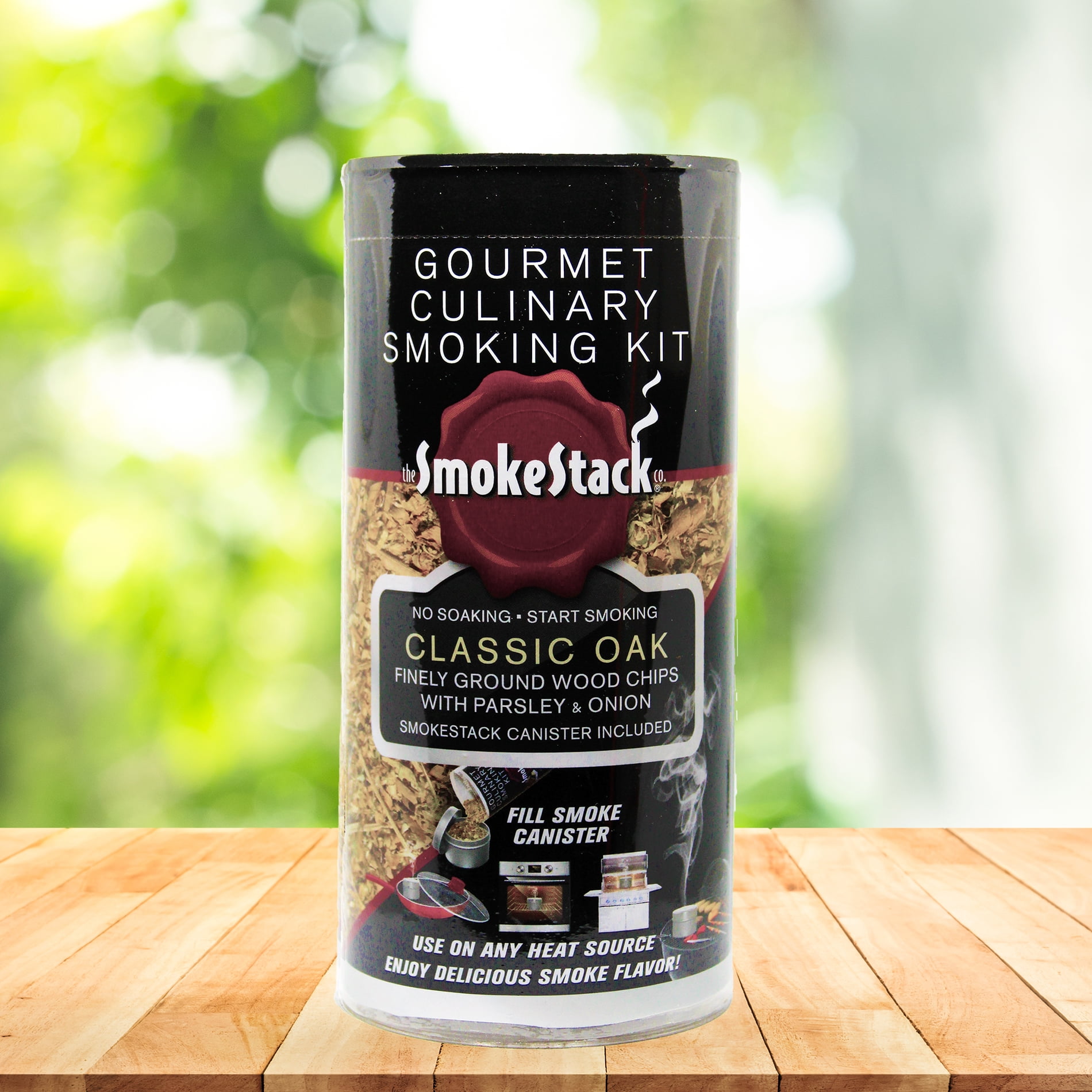 SmokeStack's Classic Oak Wood Chips Smoking Kit