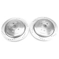 thumbnail image 2 of Power Stop Rear Pair of Drilled and Slotted Brake Rotors AR85168XPR 2013-2019 Lincoln MKT Fits 2013 Lincoln MKT, 2 of 4
