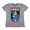 thumbnail image 1 of Playera Para Niño Marvel Avengers Cuello Redondo Manga Corta Talla 6 Gris Jaspe, 1 of 2