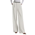 thumbnail image 5 of Womens Wide Leg Dressy Pants 2025 Business Casual Work Pants High Waisted Slacks Trousers White S, 5 of 5