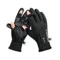 thumbnail image 2 of Miogawg Winter Fingerless Gloves, Warm Windproof Work Gloves, Cold Weather Touchscreen Warm Cycling Gloves For Ski Motorcycle Driving Riding Fishing, 2 of 7