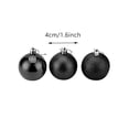 thumbnail image 2 of SuoKom Christmas Balls, 24Pcs 1.6 Inch Black Christmas Balls Hanging Ornaments Shatterproof Delicate Baubles Set, for Home Holiday Party Xmas Tree Decoration Gifts, 2 of 6