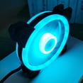 12cm Ring LED Glow Quiet Fan For Desktop PC Stylish & Efficient Airflow