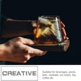 thumbnail image 3 of Juego de 2 vasos para beber Laklulu, vasos de vidrio modernos para bar, combina con vasos de degustación y mezcladores, whisky, bourbon y escocés, 3 of 6
