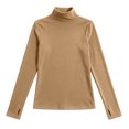 thumbnail image 5 of Mineart Fleece Lined Turtleneck Base Layer Top for Women Long Sleeve Slim Fit Thermal Layering Tee, 5 of 9