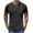 Dark Gray, variant on Coorders George Men's Knit Round-Neck Shirt with Short Sleeve, Fashion Solid Button Tee for Summer with Pocket,Black,M