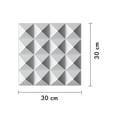 thumbnail image 2 of Paneles Decorativos de Pared 3D AGBOX Pirámide chica 30x30cm Set de 12 Piezas, 2 of 4