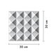 thumbnail image 2 of Paneles Decorativos de Pared 3D AGBOX Pirámide chica 30x30cm Set de 12 Piezas, 2 of 4
