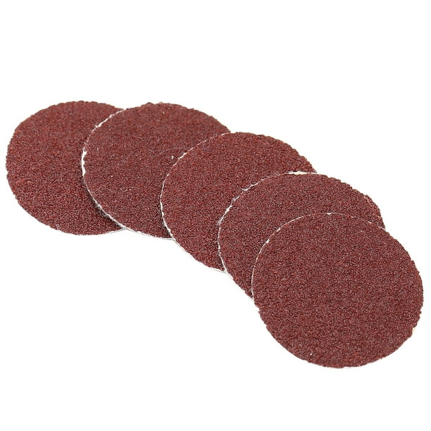 200 piezas de papel de lija rojo Bling Bling disco de 1 pulgada 25 mm con flocado posterior