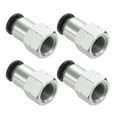 thumbnail image 1 of Unique Bargains 4 Pcs Tube OD 1/4 Pouce à Filetage Femelle NPT 1/8 Pouce pour Raccords, 1 of 7