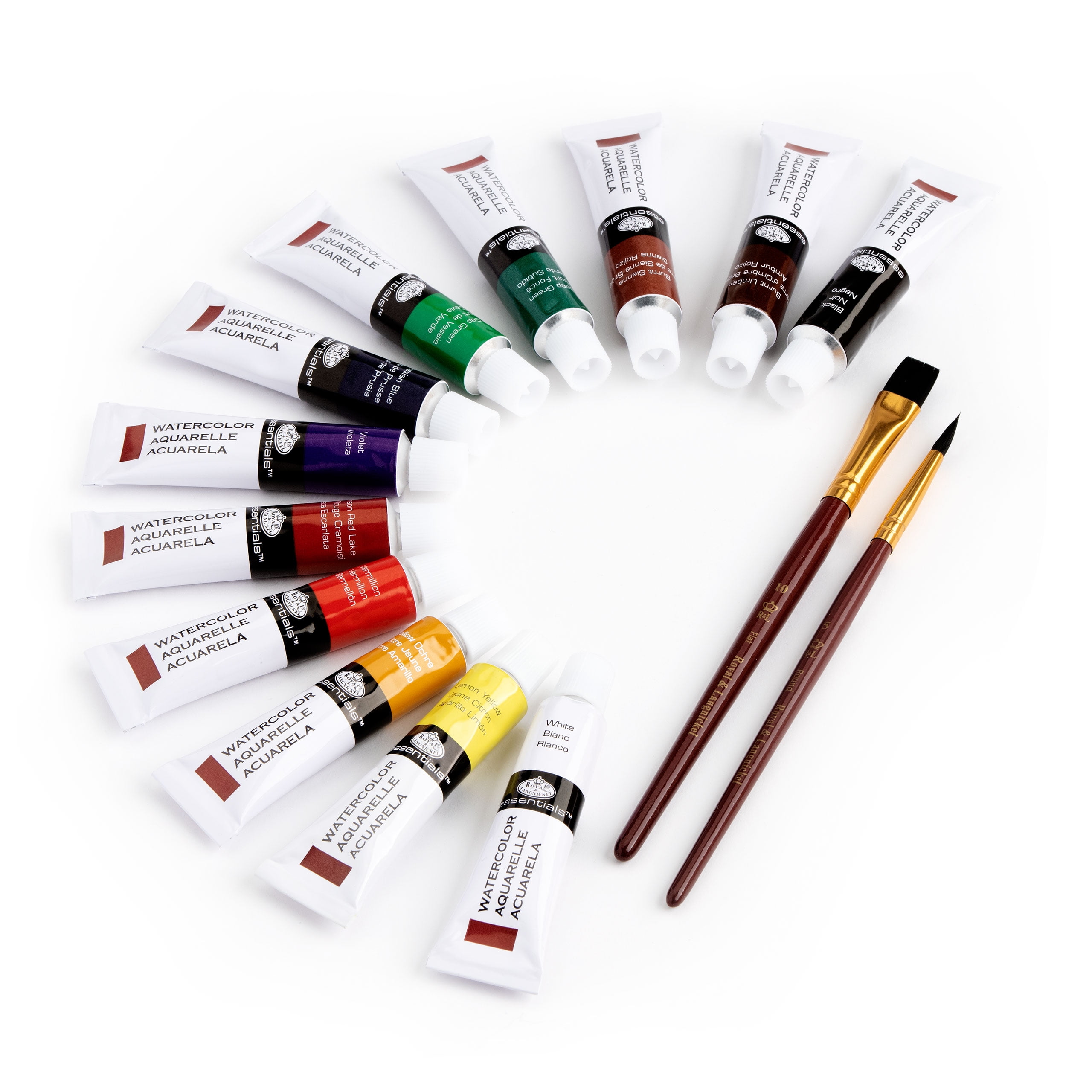 (3 pack) Royal & Langnickel Essentials 12ml Assorted Colors Watercolor Artist Paint 12 Pack