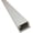 White, variant on Small 5 Foot Latching Surface Cable Raceway - Channel Size: 0.5"W x 0.45"H - 5 Sticks - Black