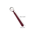 thumbnail image 4 of Corbatas de cremallera de color sólido preatadas INSPIRE CHIC para hombres, corbata ajustable para el cuello, corbata de boda para el novio, color rojo vino, talla única, 4 of 6