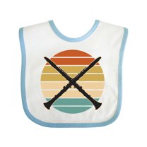 Inktastic Clarinet Music Retro Marching Band Boys or Girls Baby Bib