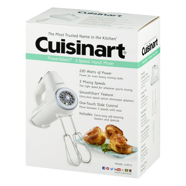 Cuisinart 5 Speed Power Advantage Hand Mixer - White - NLI Solutions