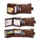 thumbnail image 5 of Cartera Sonducket Cuero Moda Tarjetero Bolsa de Efectivo Color Café Transverso, 5 of 6