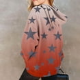 thumbnail image 4 of TFEOQRY Tween Girls Hooded Sweatshirt Long Sleeved Fashionable star printed Pattern T-shirt Round Neck Top with pockets, 4 of 4