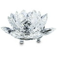thumbnail image 3 of NEW Swarovski Crystal 125 Large WaterLily Candleholder + Display Box - 5084104, 3 of 7