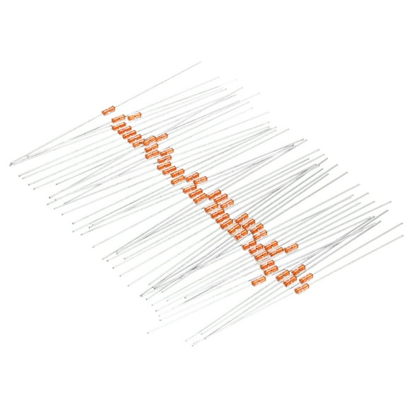 Uxcell 50pcs 150K Ohm NTC Thermistors Resistors, MF58 3950B 5% Thermistor Temperature Sensors