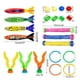 thumbnail image 3 of Juego de anillos de fregadero para piscina de buceo | Coloridos juguetes de entrenamiento de natación subacuática | Diseño hidrodinámico para la práctica de habilidades | Material suave y elástico, 3 of 9