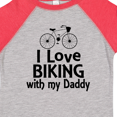 thumbnail image 4 of Inktastic I Love Biking with Daddy Boys or Girls Toddler T-Shirt, 4 of 5