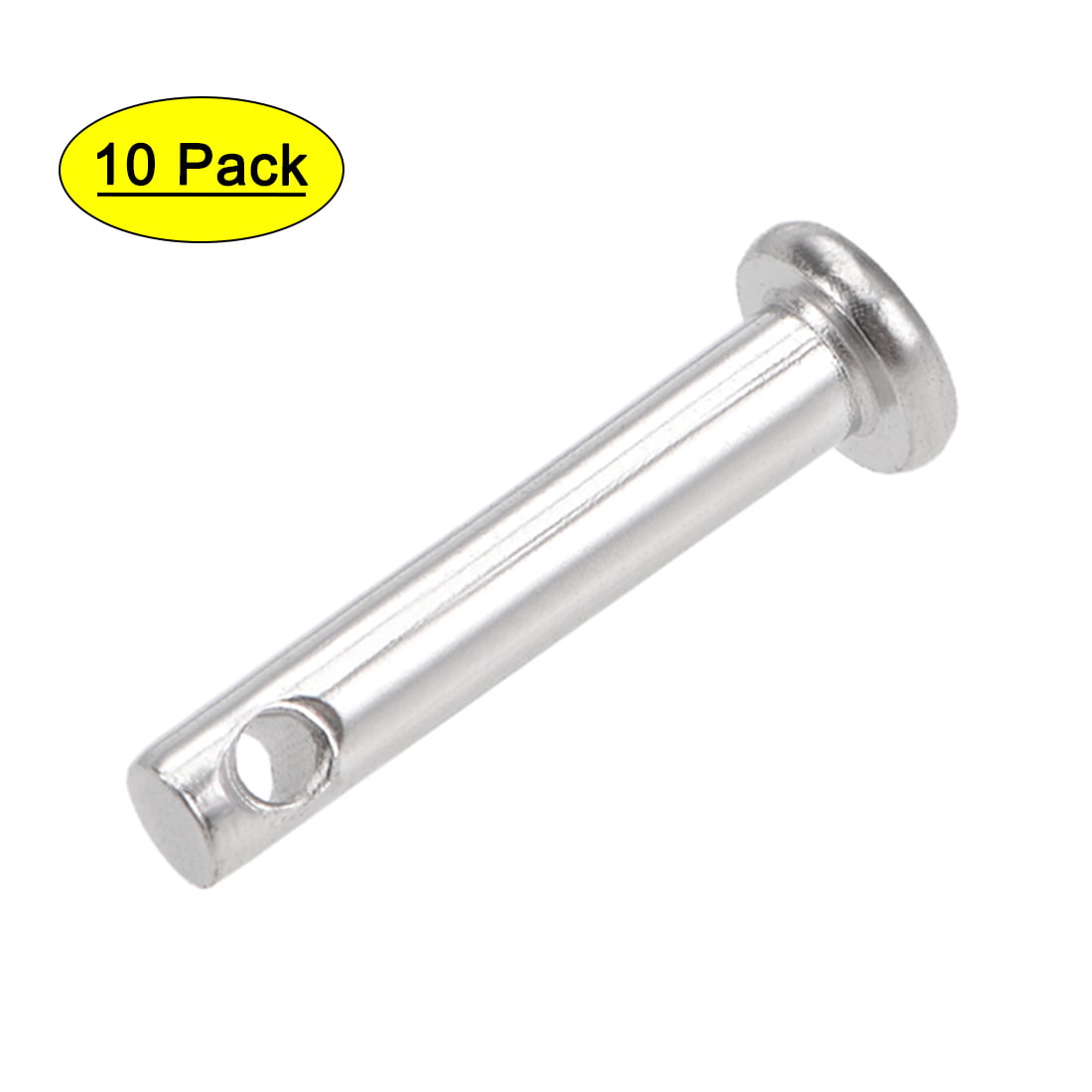 Clevis Pins With Holes M3-m10 Pin Flat Head Single Hole 304 Stainless Steel